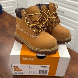 Timberland Tan and Brown Boots Premium Nubuck Leather Waterproof